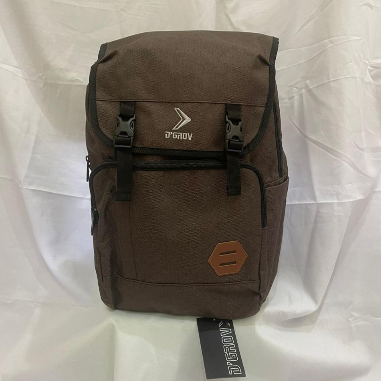 D'Grov Tas Ransel Sekolah Laptop Pria Wanita Dgroove | Tas Laki Laki Tas Perempuan | Tas Ransel Dewa