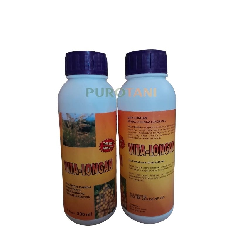 Pupuk Booster Kelengkeng Vitalongan Pak Tani Boster Lengkeng Vita Longan 500ML