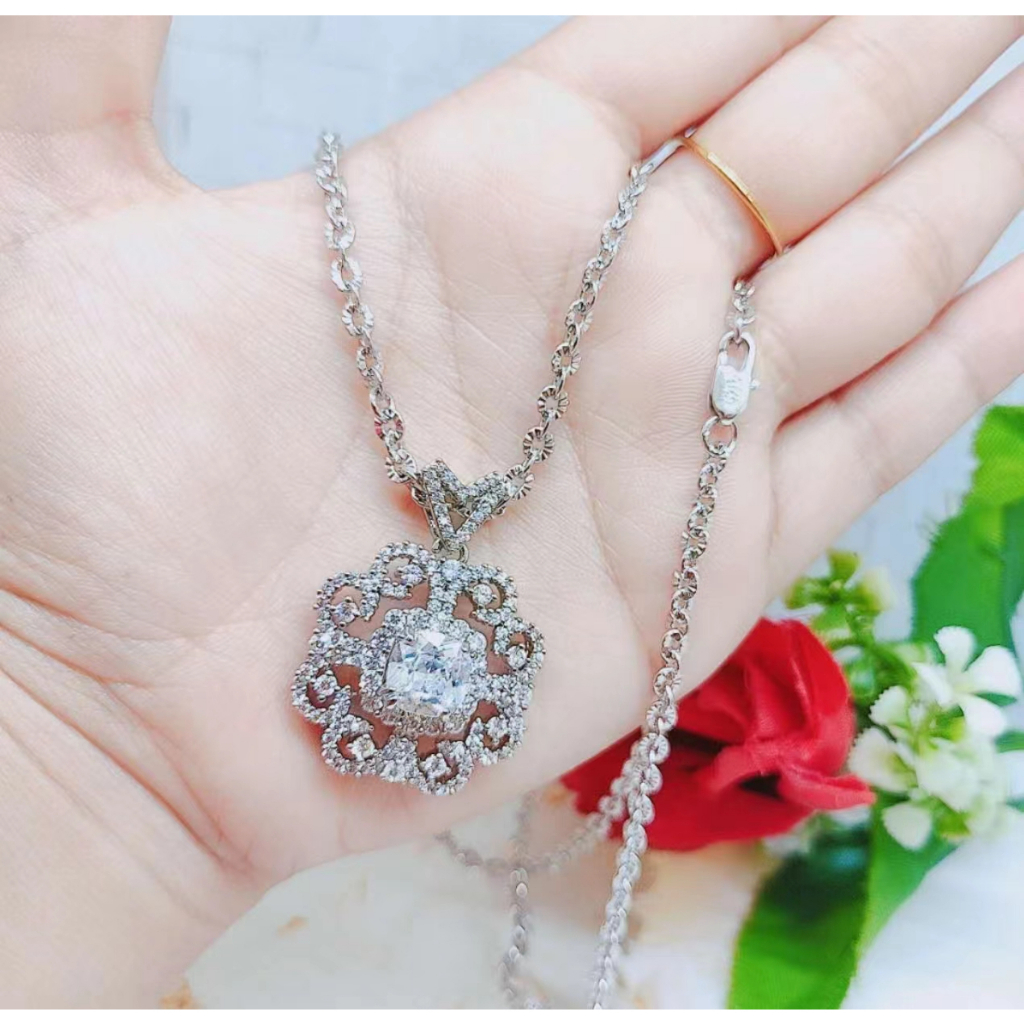 Kalung Xuping Mata Full Lapis Emas Perhiasan Fashion R9/R10