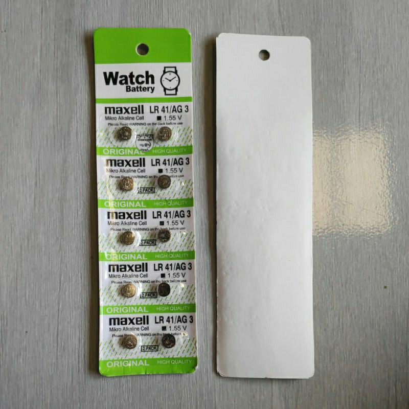 Battery LR 41 / AG 3 Batrai ( 2pcs ) Baterai Jam tangan Termometer hight Quality