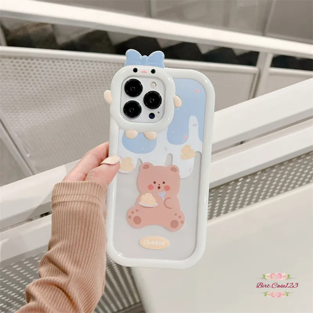 CUSTOM SOFTCASE PITACU FRAME KARAKTER CUSTOM CHEESE FOR VIVO Y12 Y15 Y15 Y16 Y50 Y35 Y75 Y21S Y91 Y95 Y91C S15 V25 V25E S15E T1 PRO BC7606