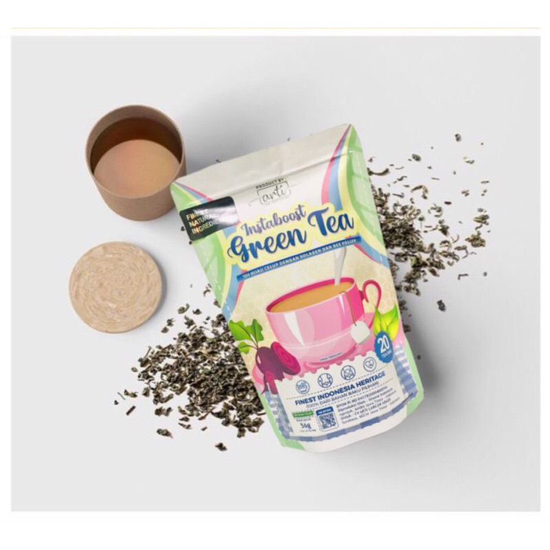 

[BPOM] Slimming tea Instaboost Green Tea by Arti LAB. Teh Diet / Teh Pelangsing / Teh Hijau / Instaboosttea / Colagen/ Bee Pollen