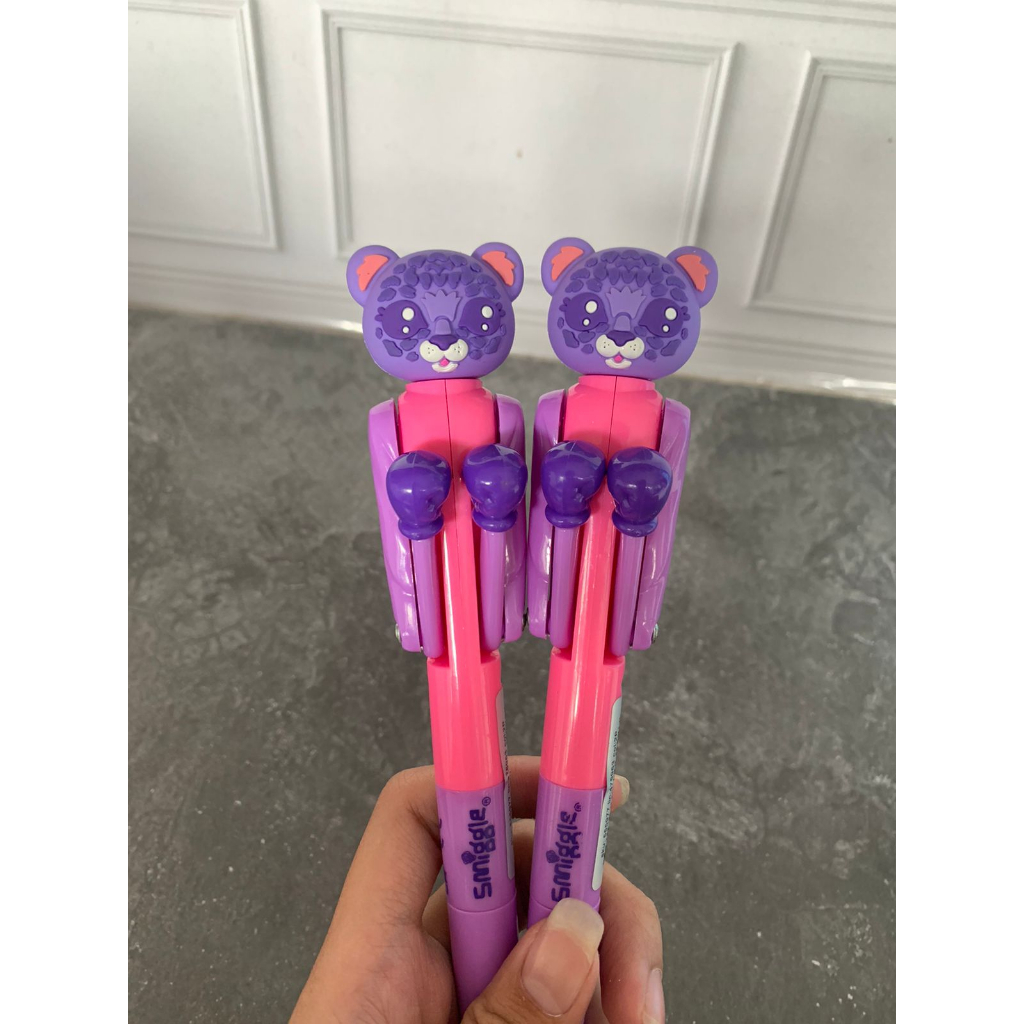 SMIGGLE BOXING PEN BUDZ PURPLE PINK - PULPEN SMIGGLE