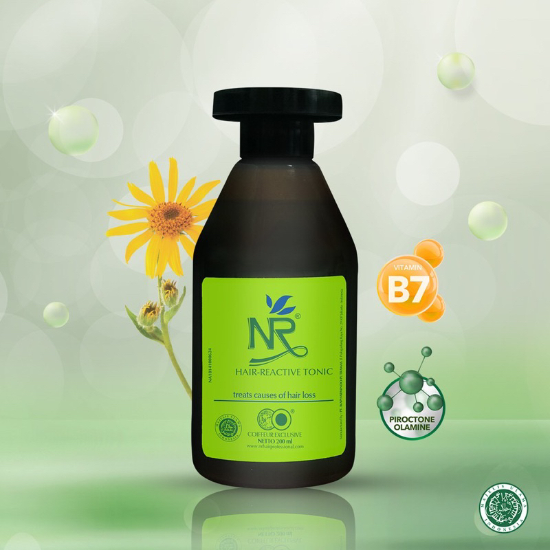 NR HAIR TONIC/REAKTIF 200ML | Hairtonic NR Original | Perawatan Rambut Rontok BPOM