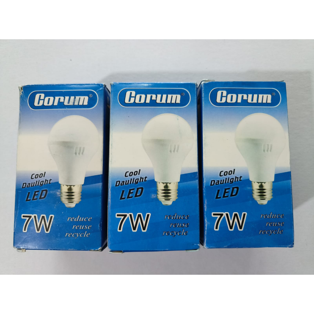 Lampu Warm White 7w Corum Reject Cuci GUDANG