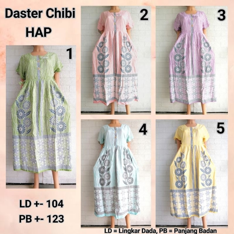 DASTER CHIBI LENGAN HAP LD 100-102 ADEM BUSUI FRIENDLY BRNG + LWNG + LVDR