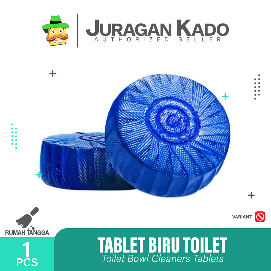 Tablet Biru Pembersih Penyegar Tablet Kloset Toilet 50g bukan Bagus SiBiru