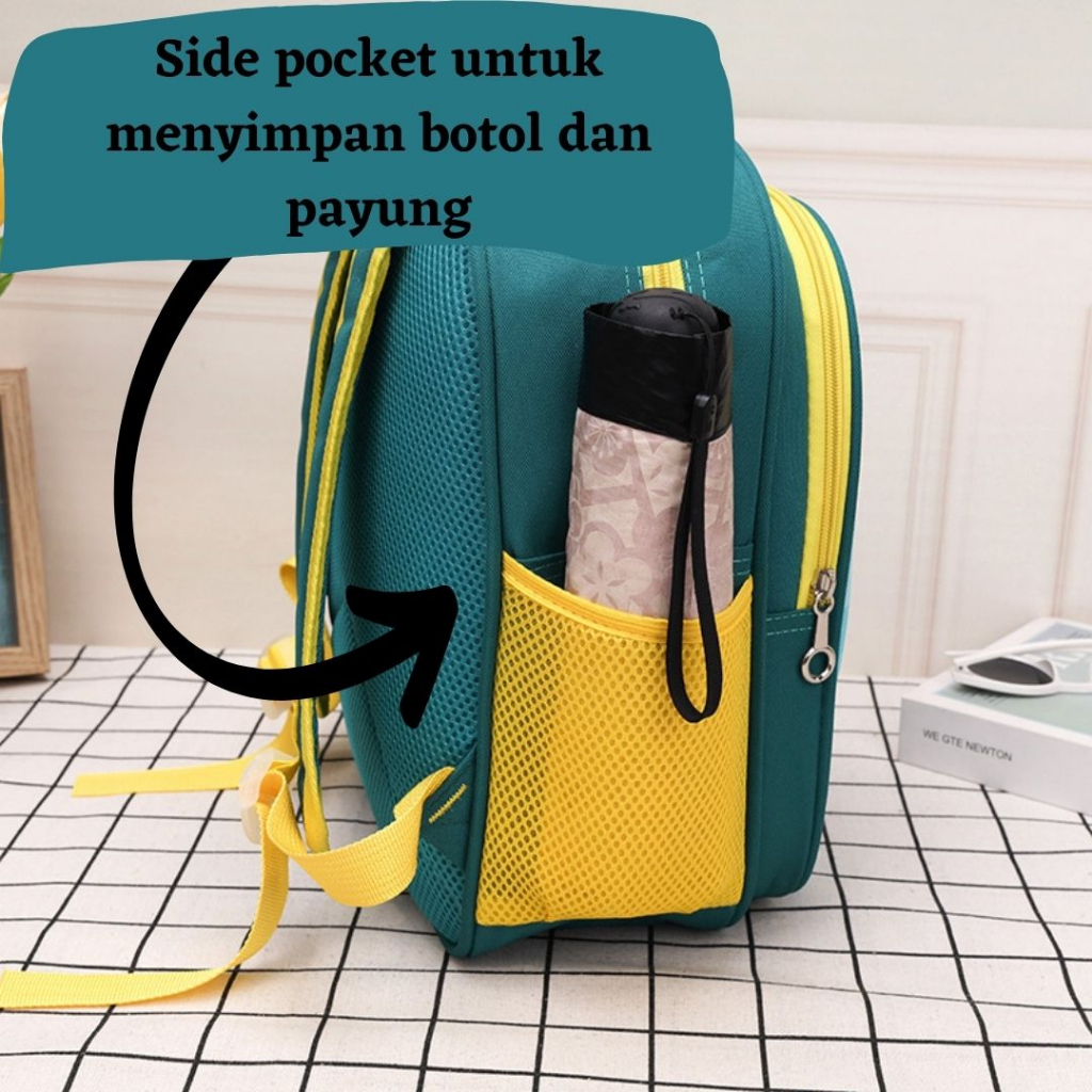 [M.Toys] Tas Ransel Sekolah Gambar Unik dan Lucu Warna Cerah Kualita Import Premium -M0230