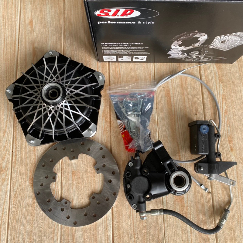 Discbrake Cakram set GRIMECA ORIGINAL vespa new px excel pxe spartan