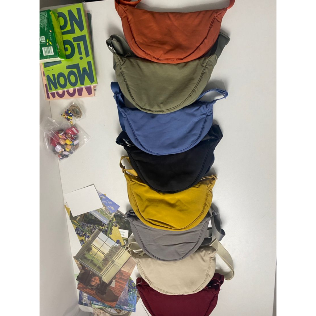 new arrival tas selempang uniqlo half moon waist bag