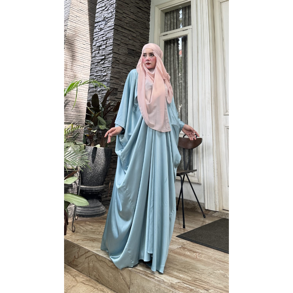 Kaftan Silk  Wanita Polos Desain Premium by Baenetta  Ratula Kaftan