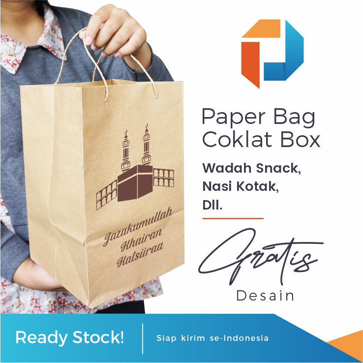 Paper Bag (tas kertas) Box Kecil | Kemasan Snack, Nasi, Souvenir, Aksesoris, dll.