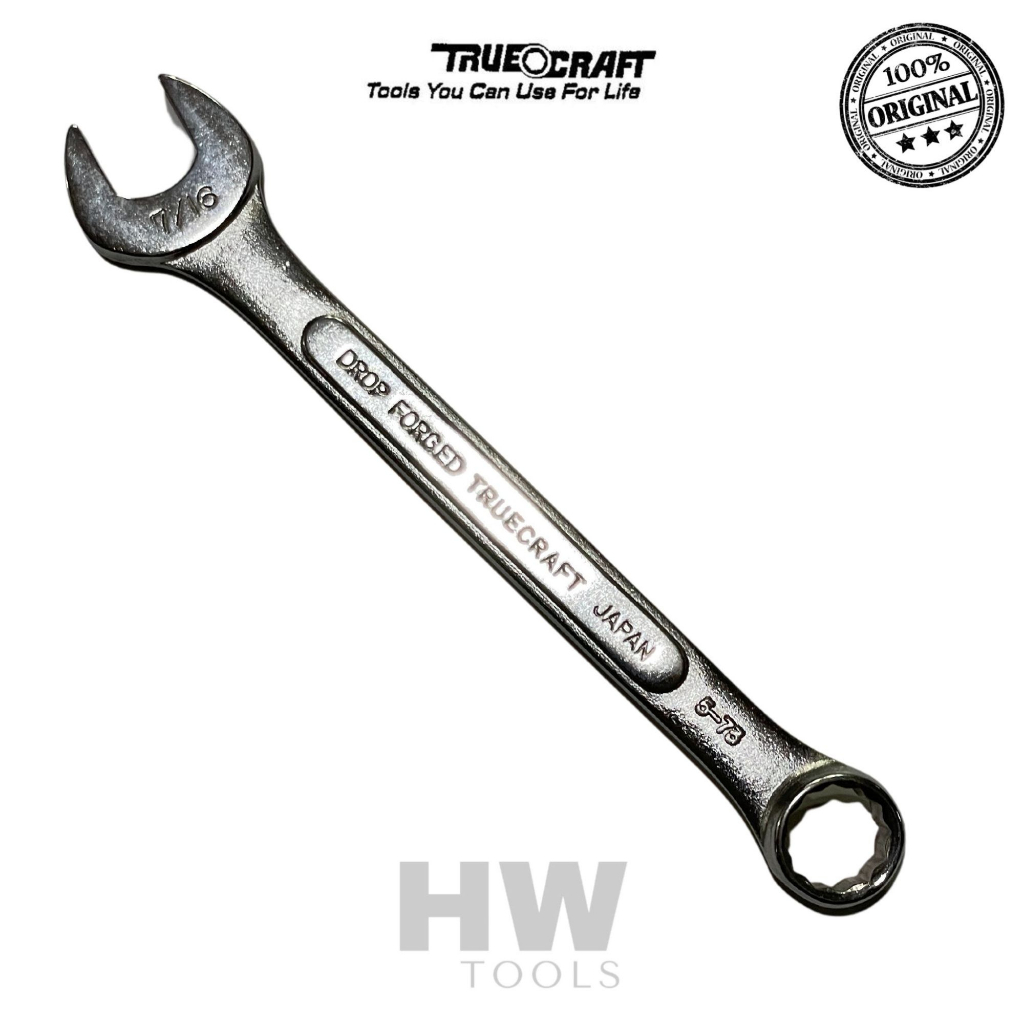 Kunci Ring Pas 7/16" Combination Wrench 7/16 Inch Truecraft Japan Ori