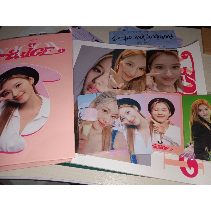 TWICE SANA DICON BINDER PHOTOBOOK PHOTOCARD SELCA