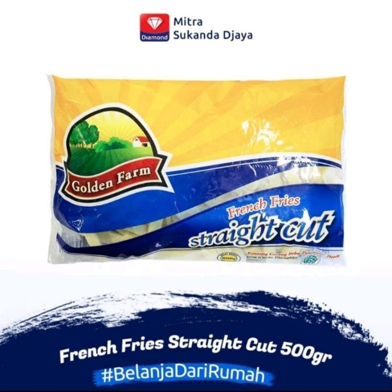 

Golden Farm French Fries Sraight Cut 500gr