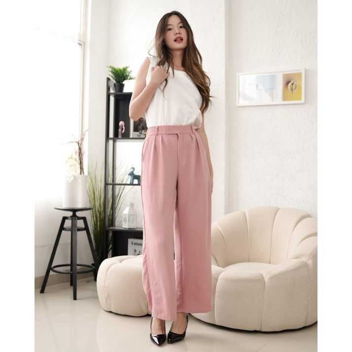 Korean Long Pants Crinkle 1650 (S-XL)