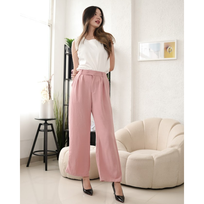 Korean Long Pants Crinkle 1650 (S-XL)