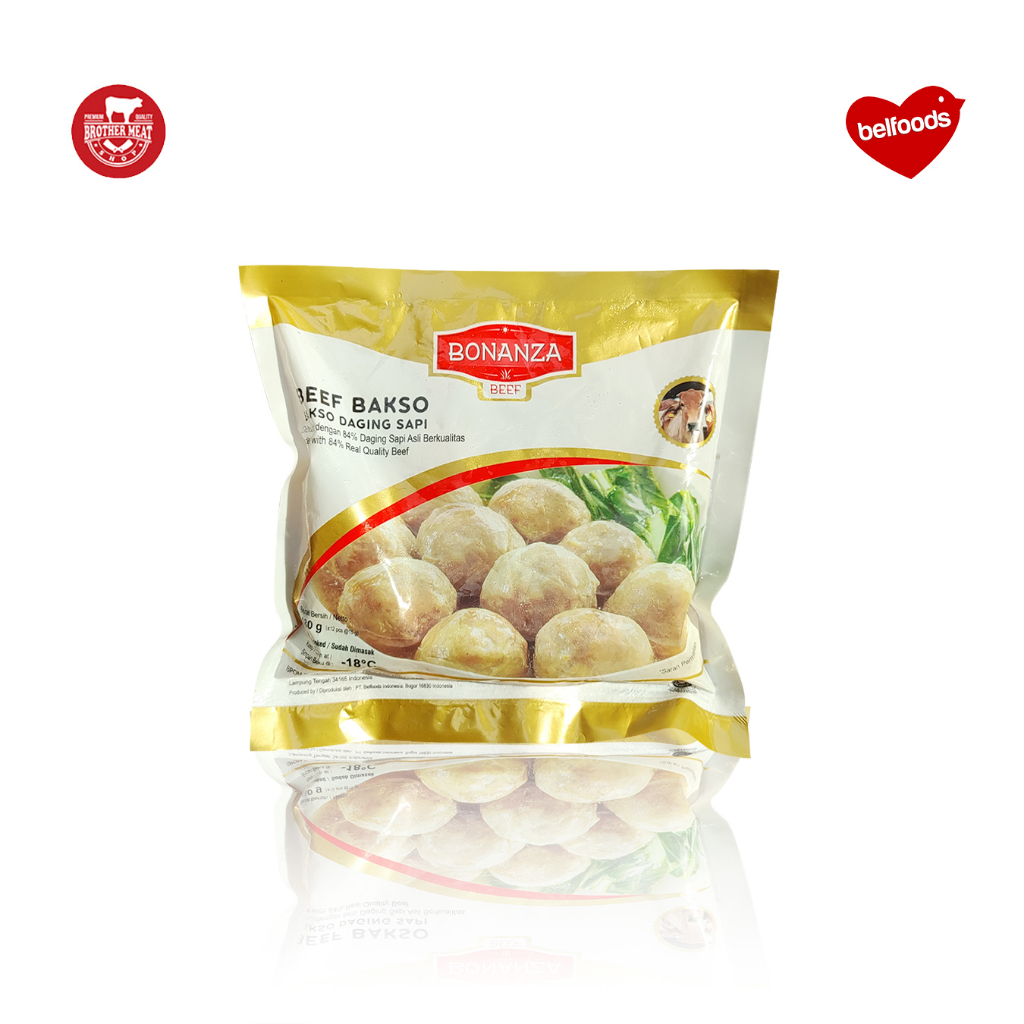 Belfoods Bonanza Bakso Sapi Gold 180gr, Halal