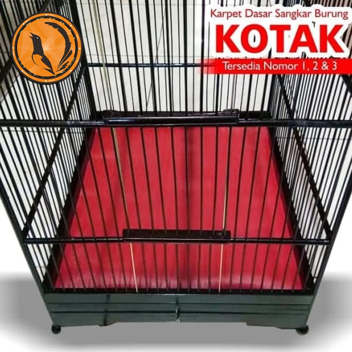 KARPET SANGKAR Burung Kotak Alas Kandang Burung Kotak