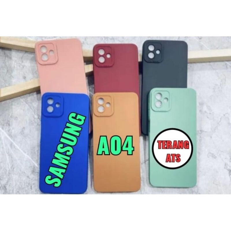 Macaron Samsung A04 / Silikon Casing Dan Skin Handphone Silicon Samsung A04