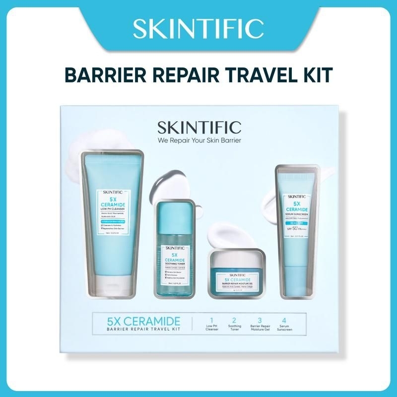 SKINTIFIC 5x Ceramide Barrier Repair Travel Kit