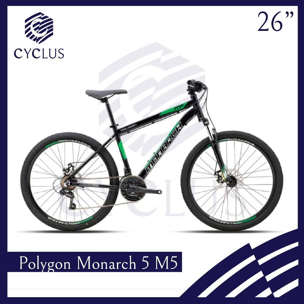 INSTAN - Sepeda Gunung MTB Polygon Monarch 5 M5 Terbaru New 26 Inch Anak Dewasa Merk Polygon