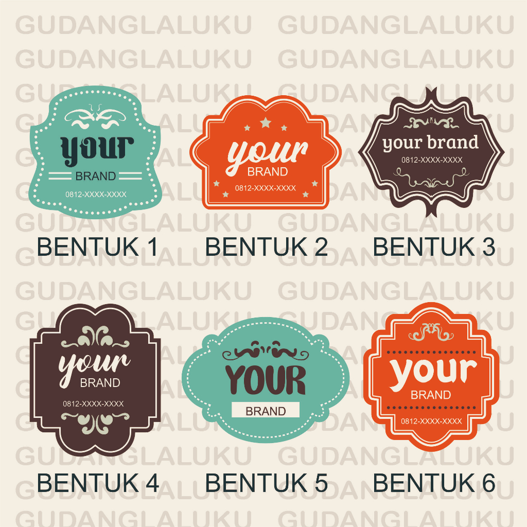 

Stiker Custom Bouquet Cutting Bentuk Ukuran 4,5 x 4,5 Cm