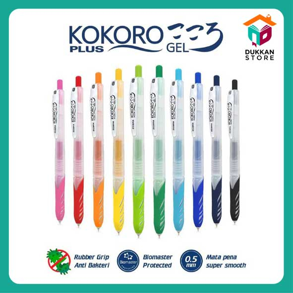 Pulpen Kokoro Plus - Pulpen Zebra Kokoro Plus #zebra