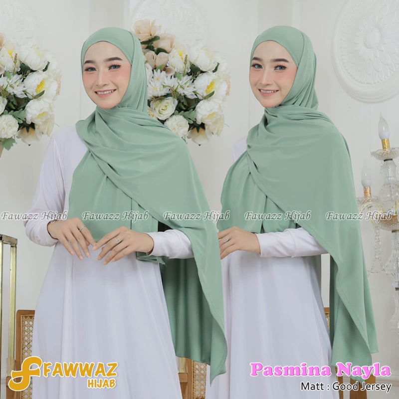 Pashmina naila jersey By Fawwaz hijab jilbab