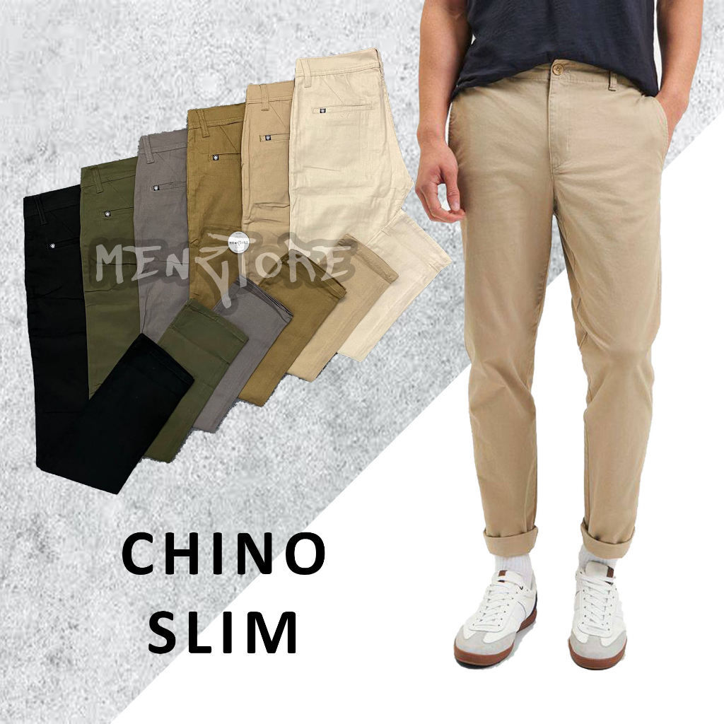 Celana Chino Pria / Chino Slim Fit / Chino Pants Premium