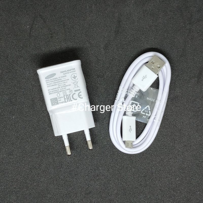 Charger Samsung Fast Charging 2.1A Micro USB - Type C ORIGINAL 1 Paket Plus Dompet