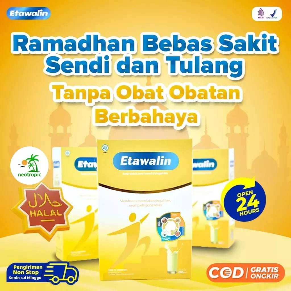 

Etawalin – Susu Kambing Etawa Tingkatkan Kepadatan & Kesehatan Tulang Sendi Susu Anti Pengapuran Sendi Asam Urat Rematik Reumatik