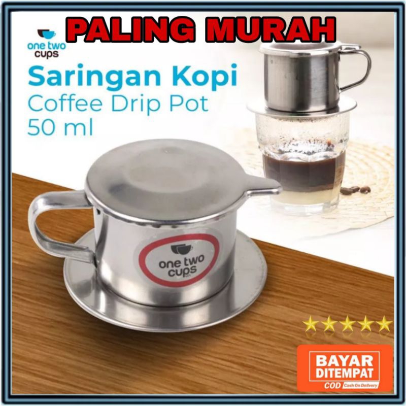 Filter Saring Kopi Vietnamese Coffee Drip Pot 50 ml - LC1 - Silver