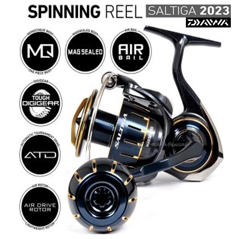 Reel DAIWA SALTIGA 2023 4000H | 4000XH | 5000H | 5000XH | 6000H | Jigging Shore Casting Original