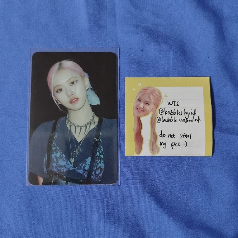 ROSE LOVESICK GIRL LSG 4+1 PHOTOBOOK LIMITED EDITION PHOTOCARD BLACKPINK PC