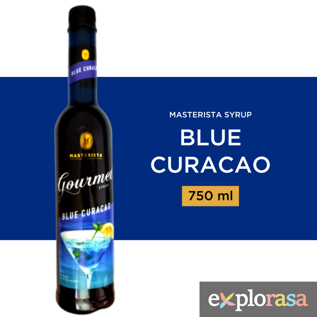 

Sirup/Syrup/Sirop Minuman Masterista - Blue Curacao Syrup 750 ml