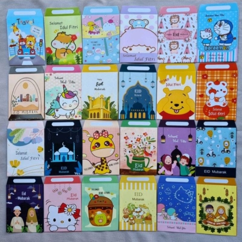 

AMPLOP LEBARAN (PANJANG ISI 5PCS) / (MEDIUM ISI 10) GAMBAR LUCU