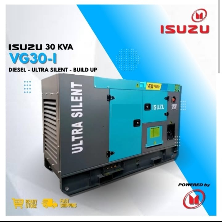 Genset 30 KVA Isuzu Silent Diesel - Murah