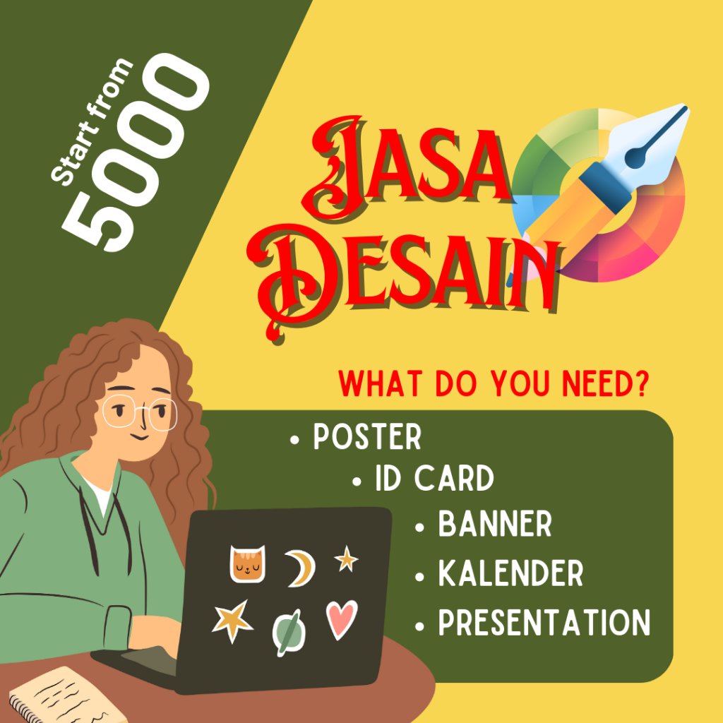 JASA BIKIN MEDIA PEMBELAJARAN, DESAIN POSTER/PPT/BANNER/STIKER/KALENDER MURAH