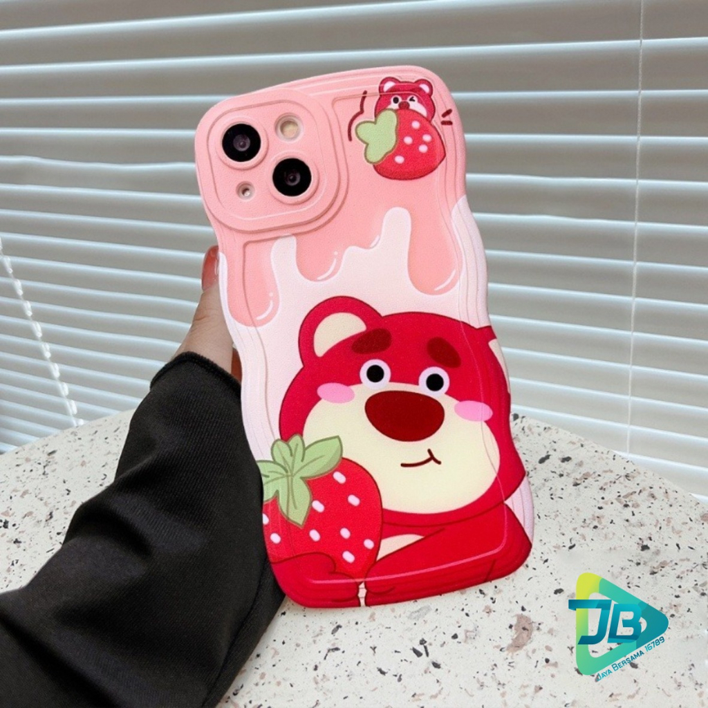 CUSTOM SOFTCASE WAVE GELOMBANG CLEAR CUSTOM LOTSO AND FRIEND FOR IPHONE 7 8 7+ 8+ X XS XR XS MAX 11 12 13 14 PRO MAX 14 MAX 14 PLUS JB8619