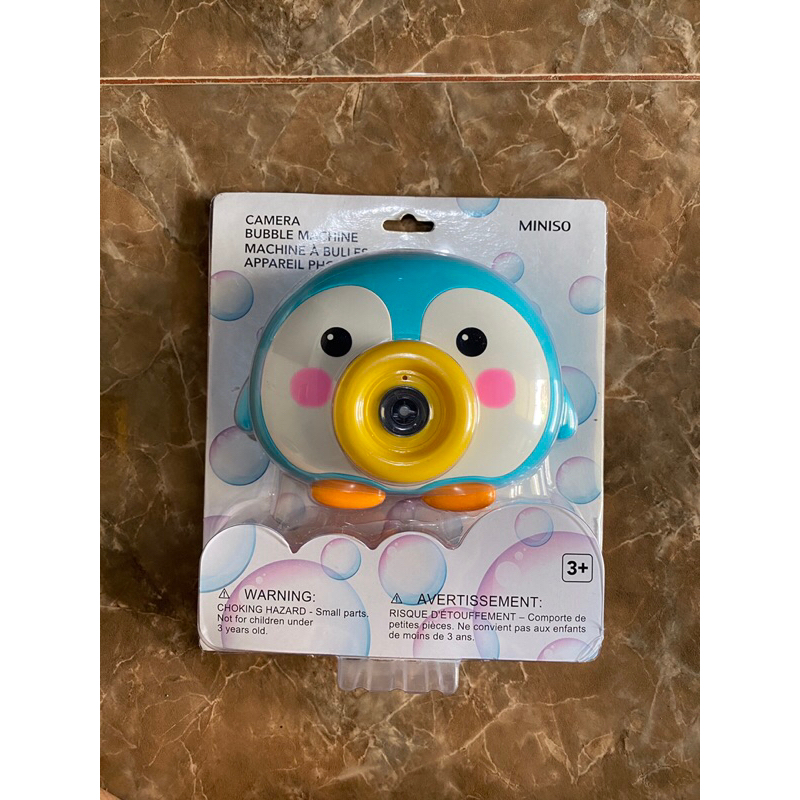 Miniso camera bubble machine - penguin free tali