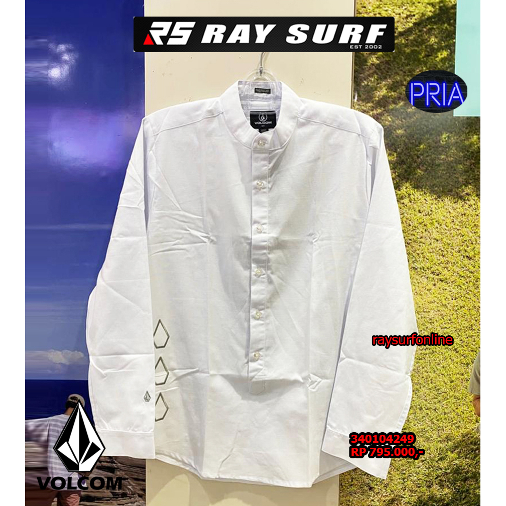 RAYSURF VOLCOM KEMEJA PRIA 340104249 ORIGINAL