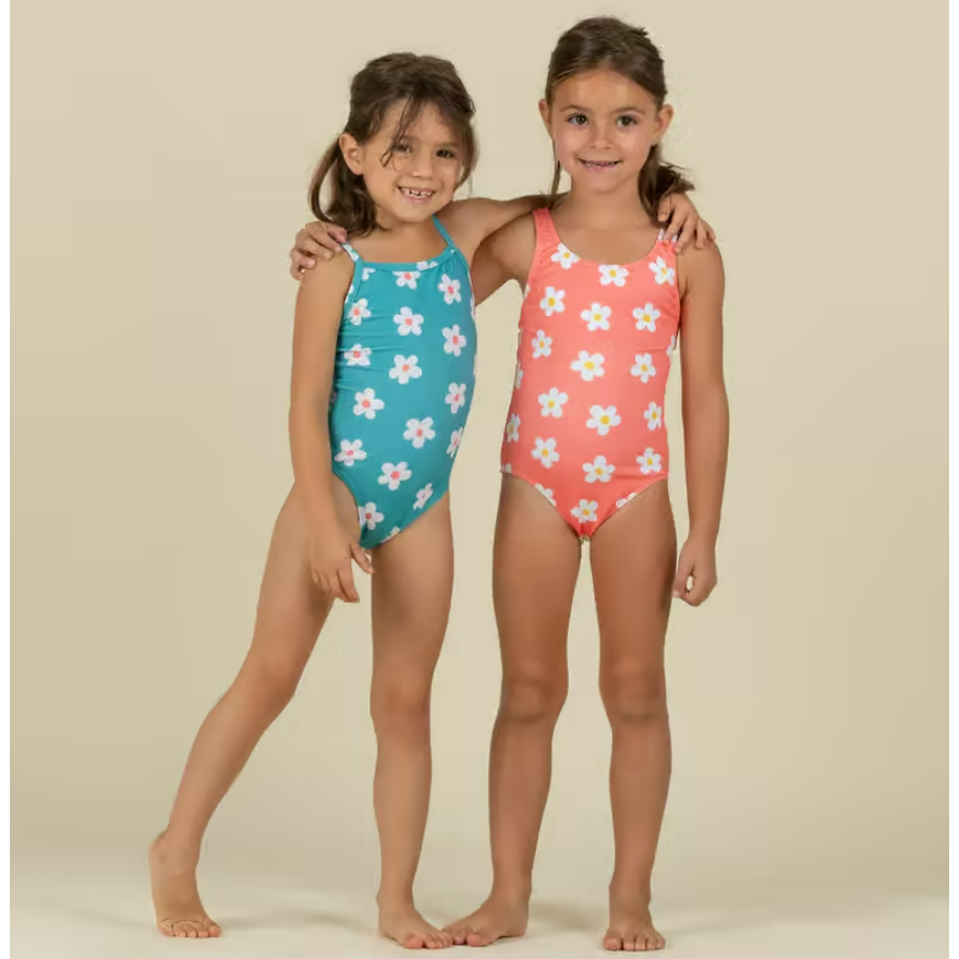 NABAIJI Swimsuit Anak Perempuan One-Piece Bermotif Bunga