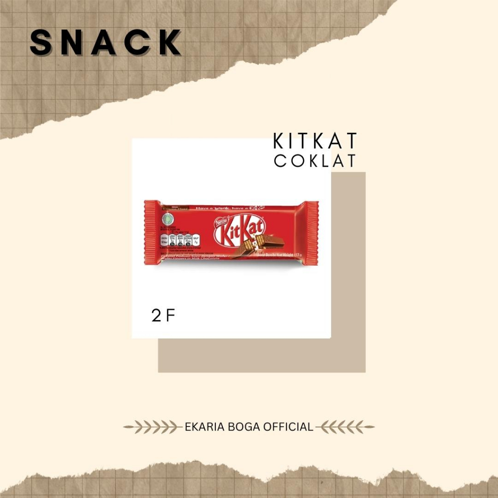 

SNACK | COKLAT | COKELAT | COKLAT WAFER | COKLAT KIT KAT | KIT KAT 2F