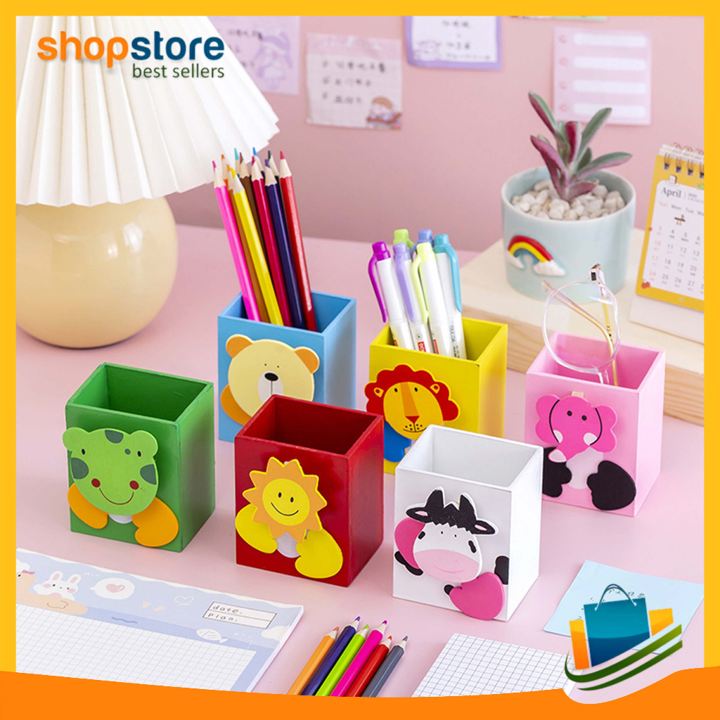 

Tempat Pensil Dan Pulpen Karakter Serbaguna Desktop Import Multifungsi Pen Holder COD 926