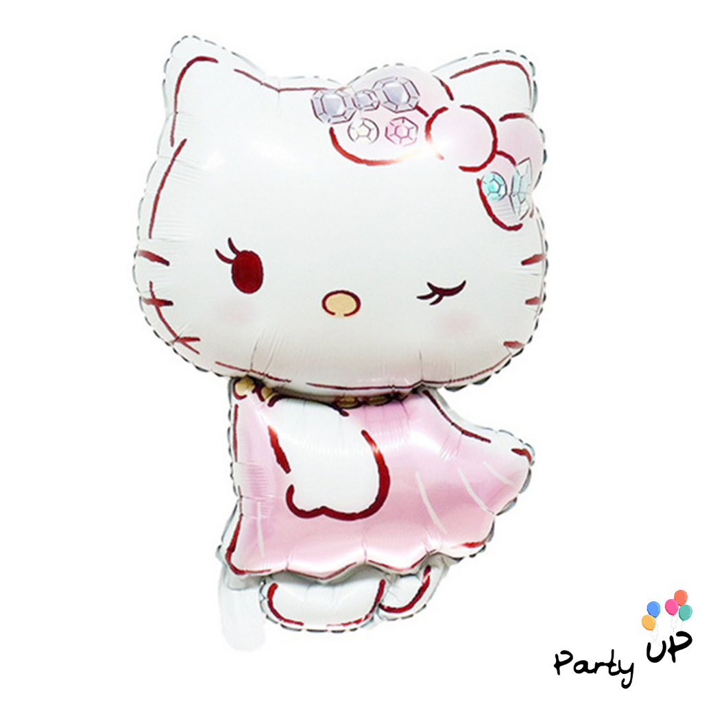 [Ecer] Balon Foil Hellokitty Kedip / Hellokitty Wink Foil Balloon / Round Foil Hk / Balon Hellokitty