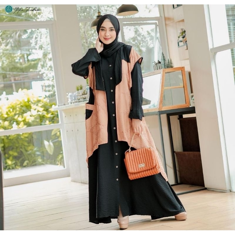 Gamis outer by Hi Fashion