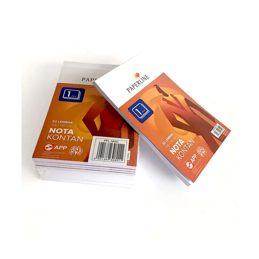

Nota Kontan Paperline Kecil 1 PLY / 2 PLY NCR / 1 pack (Isi 10 buku)