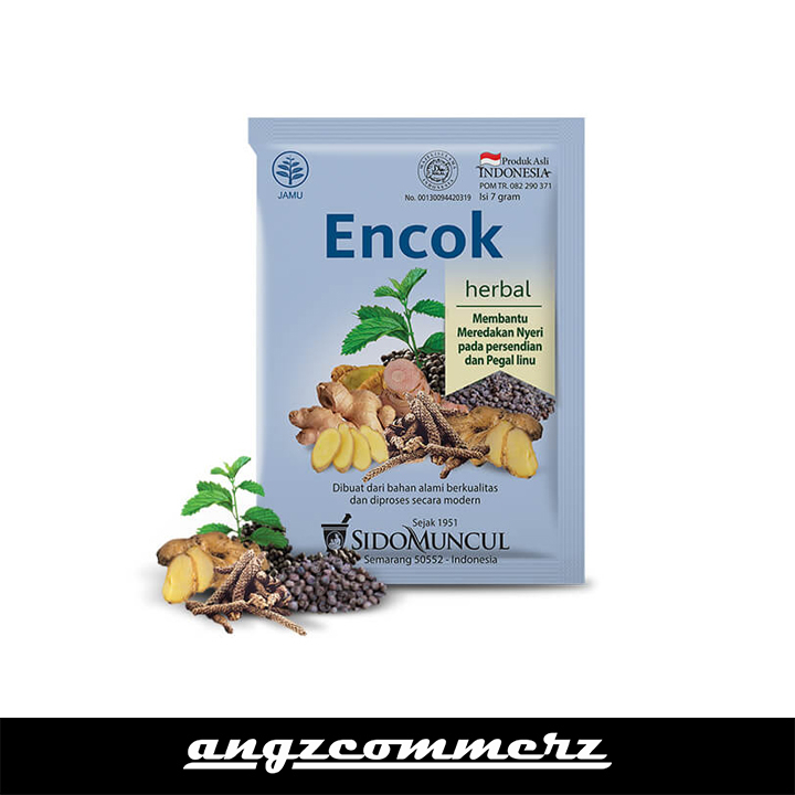 

SIDOMUNCUL Jamu Herbal Encok 1 Sachet Membantu Meredakan Nyeri Pegal Linu