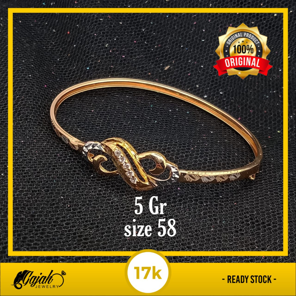 Gelang Emas 17K - 5 Gr Kadar 750 - 4738